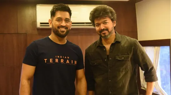 Vijay, Thalapathy Vijay, Dhoni, dhoni vijay photos, Mahendra Singh Dhoni, Thala Dhoni, Vijay, Mahendra Singh Dhoni, Chennai Super Kings, Beast, Beast Chennai, ie malayalam