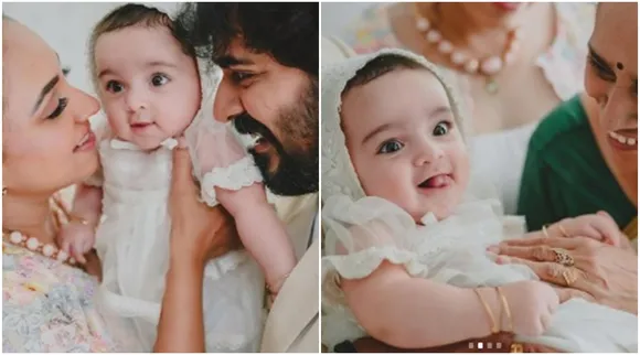 Pearle Maaney, Pearle Maaney daughter nila, pearle daughter nila, pearle nila, Pearle Maaney Srinish wedding anniversary, പേളി മാണി, Pearle Maany daughter, nila srinish, നില ശ്രീനിഷ്, Pearle Maany husband, Pearle Maany movies, Pearle Maany youtube, Pearle Maaney instagram, srinish aravind, Pearle Maaney srinish, Pearle Maany daughter name, Pearle Maany daughter photos, Pearle Maany