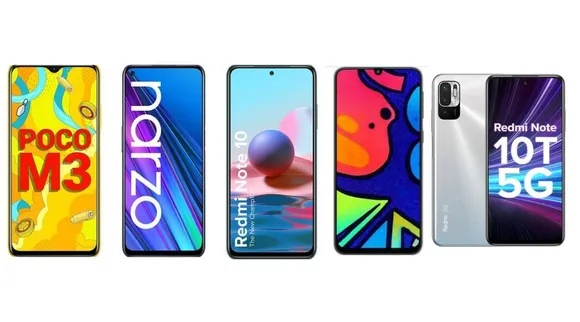 Redmi Note 10, Realme Narzo 30, Redmi Note 10T 5G, Samsung Galaxy F41, Poco M3, Best battery phones, best phones below Rs 15000, ie malayalam