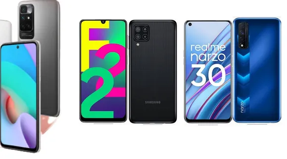 Redmi 10 Prime, Redmi 10 prime vs Realme Narzo 30, Redmi 10 Prime vs Samsung Galaxy F22, Redmi 10 Prime specs, Redmi 10 Prime features, Redmi 10 Prime price, Realme Narzo 30 vs Samsung Galaxy F22, ie malayalam