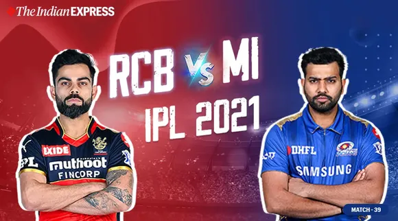 rcb vs mi, rcb vs mi live, rcb vs mi live score, rcb vs mi live updates, rcb vs mi live score updates, rcb vs mi live online, rcb vs mi live streaming, rcb vs mi ipl, rcb vs mi ipl 2021, ipl, ipl live, ipl live score, ipl live match, ipl 2021, ipl 2021 live, ipl 2021 live updates, ipl 2021 live score, ipl 2021 live match, ipl live cricket score, ipl 2021 live cricket score, hotstar, hotstar ipl, hotstar ipl 2021, hotstar live cricket, live score, live cricket online, cricket news, sports news, indian express, ഐപിഎൽ, ആർസിബി, എംഐ, മുംബൈ ഇന്ത്യൻസ്, റോയൽ ചലഞ്ചേഴ്സ് ബാംഗ്ലൂർ, രോഹിത് ശർമ, വിരാട് കോഹ്ലി, ie malayalam