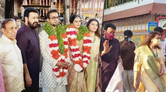 mohanlal, mohanlal guruvayoor, Ravi pilla son wedding