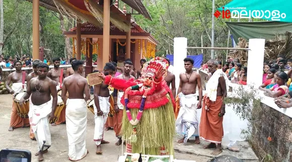 Theyyam, Kaliyattam, Perunkaliyattam,Theyyam Kannur, Theyyam Kasargod, Theyyam season, Theyyam Thulappath, Theyyam Covid19, Kathivanoor Veeran Theyyam, Chamundi Theyyam, Bhagavati Theyyam, Muthappan Theyyam, kerala news, news in malayam, latest news, malayalam news, indian express malayalam, ie malayalam