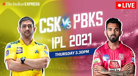 IPL 2021, CSK vs PBKS