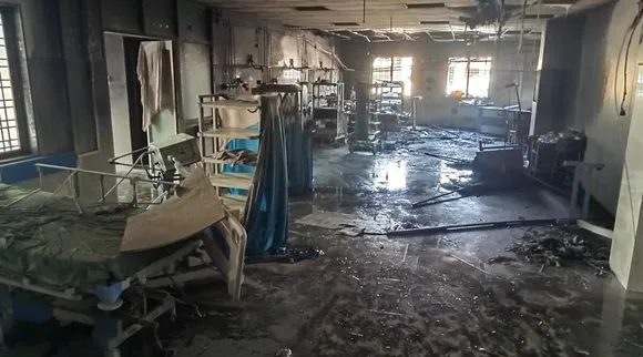 maharashtra hospital fire, ahmednagar hospital fire, ahmednagar hospital ICU fire, 10 dead in hospital fire, maharashtra fire