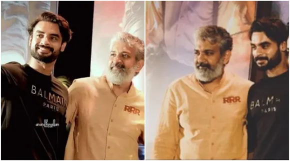Tovino Thomas, SS Rajamouli, Tovino Thomas RRR photos, രാജമൗലി, ടൊവിനോ തോമസ്