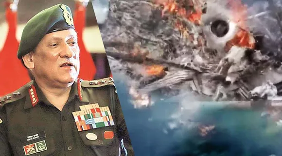 നടുക്കം മാറാതെ രാജ്യം;  ഹെലികോപ്റ്റർ അപകടത്തിൽ ജനറൽ ബിപിൻ റാവത്തും ഭാര്യയും ഉൾപ്പെടെ 13 മരണം