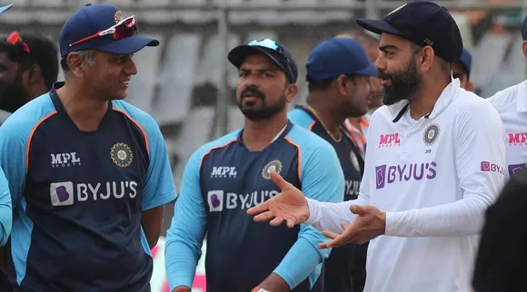 Virat Kohli, Rahul Dravid, India vs South Africa 2nd Test, india vs south africa, sourav ganguly, india vs south africa second test, sports news, cricket news, indian express, കോഹ്ലി, ദ്രാവിഡ്, IE Malayalam