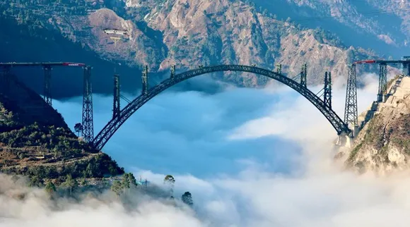 Chenab bridge, Chenab arch bridge, Indian railways,