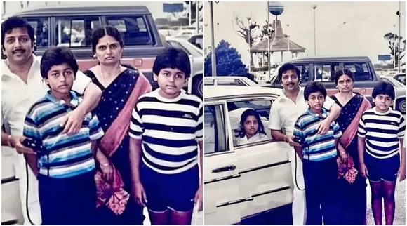 suriya, Karthi, Suriya Karthi childhood photos, suriya Karthi family