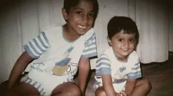 Vineeth Sreenivasan, Dhyan Sreenivasan, Vineeth Dhyan childhood photo