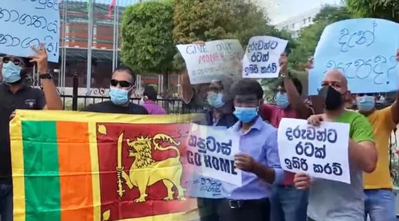 sri lanka protest