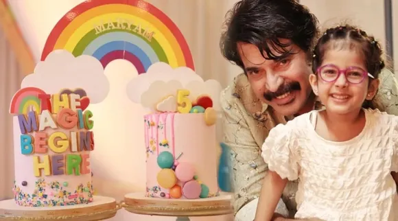 Mammootty Dulquer Maryam birthday cake