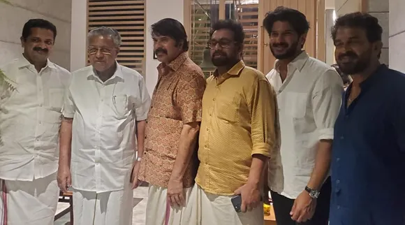 Mammootty, Pinarayi Vijayan, Dulquer Salman
