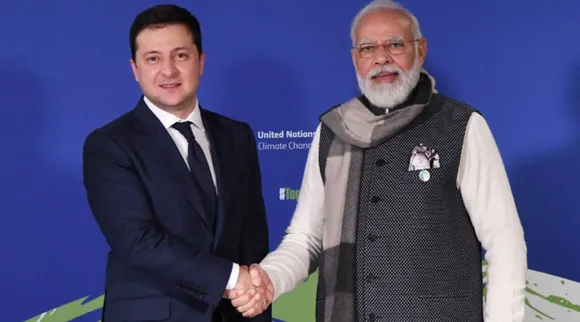 PM Modi, Volodymyr Zelenskyy PM Modi, Ukrainian president Volodymyr Zelenskyy, Russia- Ukraine conflicts