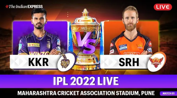 IPL 2022, KKR vs SRH Score Updates: സൺറൈസേഴ്സിന് 178 റൺസ് വിജയലക്ഷ്യം