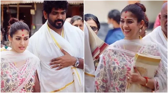 Nayanthara, Vignesh Shivan, Nayanthara Chettikulangara Temple visit photos