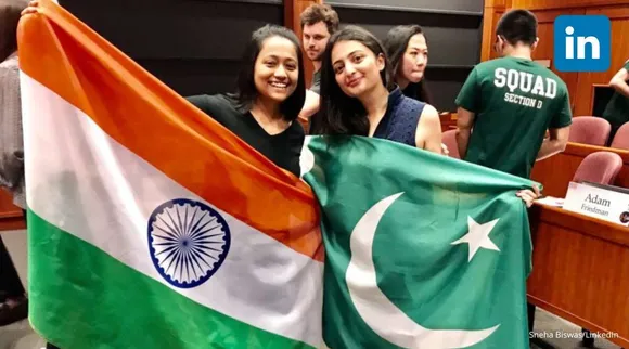 India-Pak friendship, Sneha Biswas, Harvard Business School