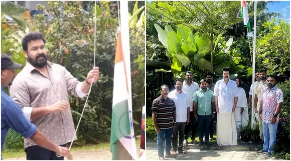 ‘ഹര്‍ ഘര്‍ തിരംഗ’ ക്യാംപെയിന് തുടക്കം, പതാക ഉയർത്തി മന്ത്രിമാരും സിനിമാ താരങ്ങളും