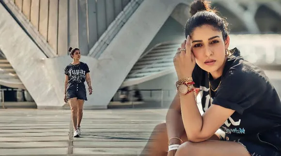 Nayanthara, Nayanthara latest photoshoot, Nayanthara romantic photos, Nayanthara in streets of Barcelona, Nayanthara Spain holiday photos