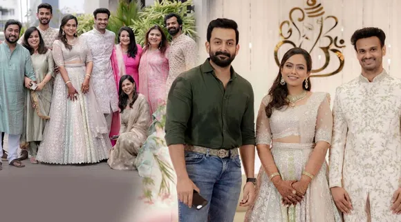 Visakh Subramaniam, Producer Visakh Subramaniam, Prithviraj, Pranav Mohanlal, Kalyani Priyadarshan, Asif Ali, Vineeth Sreenivasan, Visakh Subramaniam engagement photos