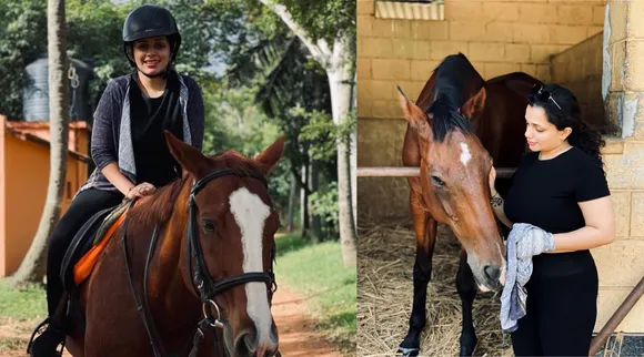 ഒരു റൈഡിനു പോയി വരാം; കുതിരസവാരി നടത്തി ആൻ അഗസ്റ്റിൻ, ചിത്രങ്ങൾ