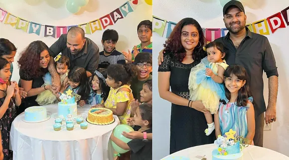 മകളുടെ ഒന്നാം പിറന്നാള്‍ ആഘോഷിച്ച് അശ്വതി; ചിത്രങ്ങള്‍