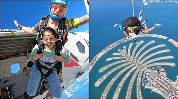 Ahaana Krishna, Ahaana Krishna Sky Dive video