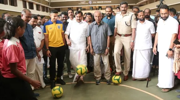 Goal project, Goal project Kerala, School students football training project Goal, Sahal Abdul Samad