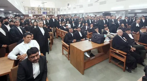 gujarat judge transfer, Justice Nikhil Kariel transfer, gujarat lawyers strike, gujarat bar association strike, ie malayalam
