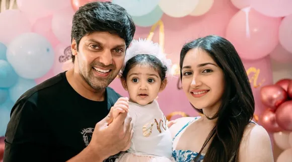 Arya, Sayyesha, Family