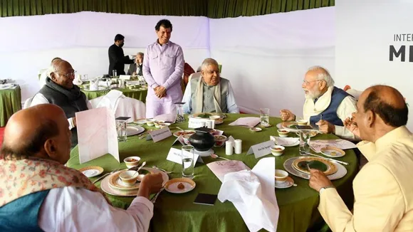 parliament millet lunch, pm modi millets, narendra modi, mallikarjun kharge, international year of millets 2023