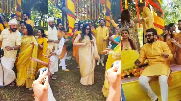 Jayaram, Parvathy, Jayaram Parvathy dance together, Parvathi Malavika