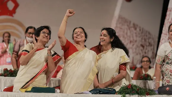 AIDWA, PK Sreemathi, Mariam Dhawale, All India Democratic Women's Association, KK Shailaja
