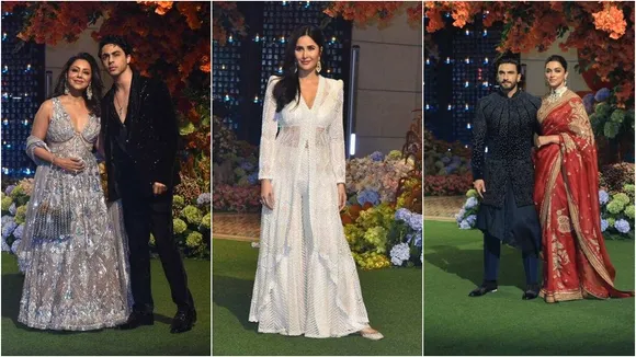 Aishwarya Rai Bachchan, Deepika Padukone, Katrina Kaif, Sara Ali Khan, Akshay Kumar, John Abraham, Varun Dhawan, Gauri Khan, Aryan Khan, anant radhika engagement, anant ambani engagement, radhika merchant engagement, anant ambani engagement photos