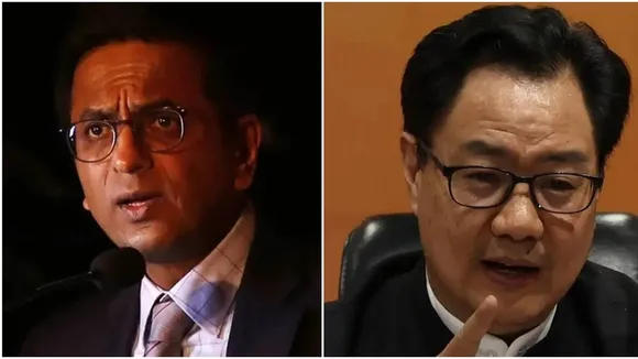 D Y Chandrachud, Kiren Rijiju, ie malayalam