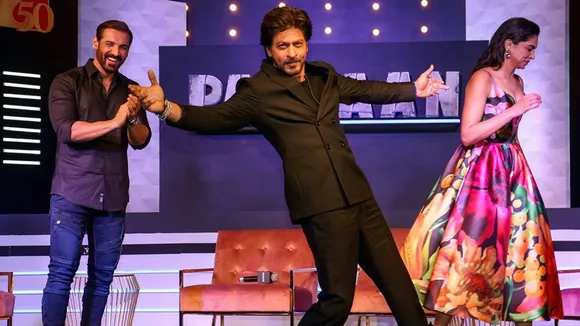 shah rukh khan, Deepika Padukone, John Abraham, Pathaan