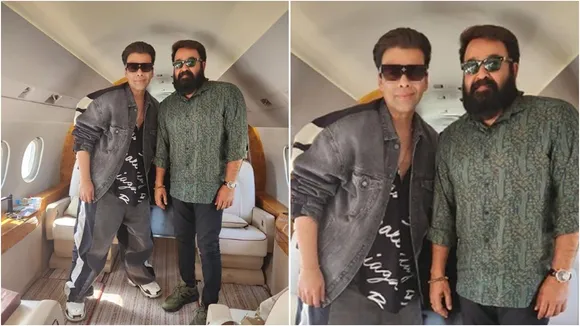 Mohanlal, karan johar, Supriya, Prithviraj, Mohanlal Karan Johar