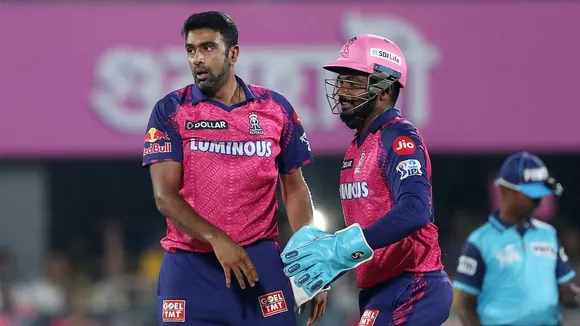 Ashwin-Sanju, RR vs DC