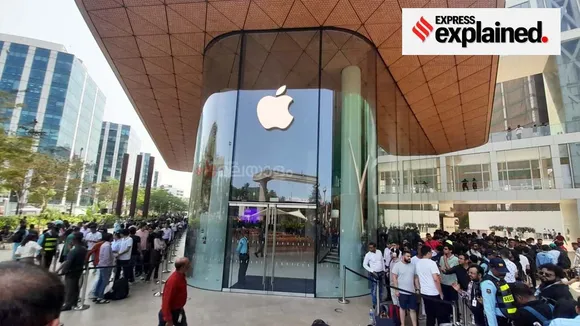 apple, new stores, india, mumbai, delhi, details, express explained, tech news