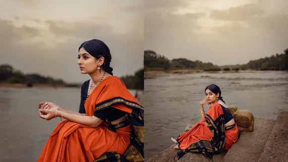 Esther Anil, Esther Anil Thalapathi Shobana look, Esther Anil latest photoshoot