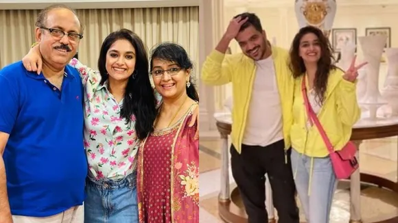 Suresh Kumar about Keerthy Suresh wedding, Keerthy Suresh videos, Keerthy Suresh boyfriend, Keerthy Suresh releationship, Who is Farhan Bin Liaquath, Keerthy Suresh Farhan Bin Liaquath