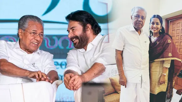 pinarayi vijayan , mamootty, Navya Nair