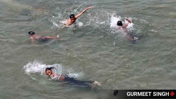 swimming and tanning, how does swimming have an impact on your tan, indianexpress.com, swim and tan
