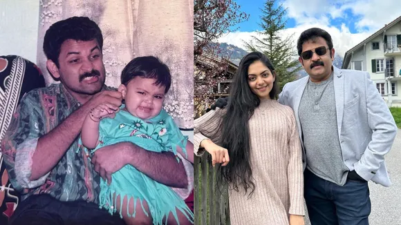 Ahaana Krishna, Ahaana with Father, Ahaana latest