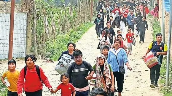 manipur|evacuation