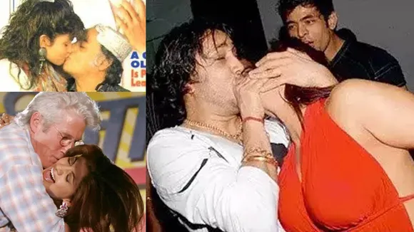 Controversial Bollywood kisses| Kissing Controversies| Shilpa Shetty Richard Gere Kiss| Mahesh Bhatt Pooja Bhatt Lip Kiss| Mika Singh Rakhi Sawant kiss| Deepika Padukone Siddharth Mallya Kiss| Rekha Hrithik Roshan Kiss| ചുംബന വിവാദങ്ങൾ| ബോളിവുഡ്