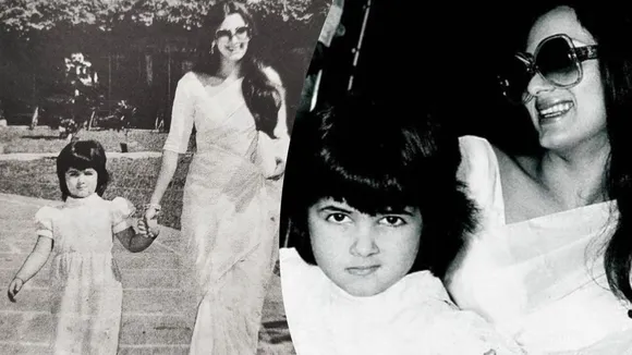 Twinkle Khanna| Twinkle Khanna childhood photo| Twinkle Khanna throwback