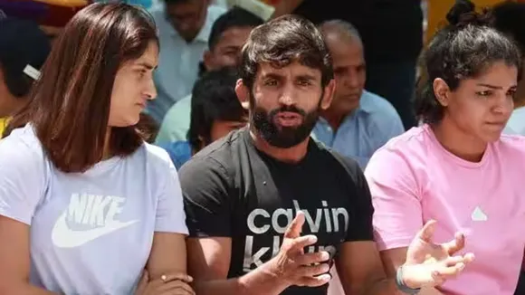 Bajrang Punia|wrestlers|