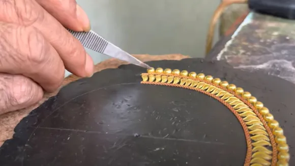 ജ്വല്ലറി മേക്കിംഗ് വീഡിയോ, Necklace Making Video | Gold Necklace Making video